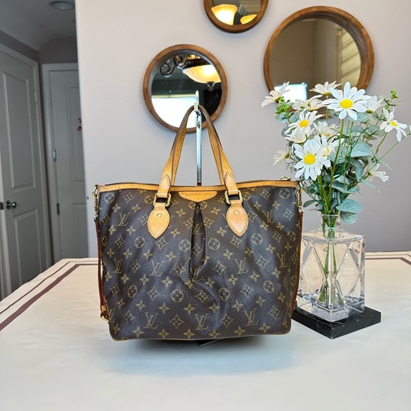 Louis Vuitton Monogram Canvas Palermo PM Tote Shoulder Bag - Picture 3 of 17